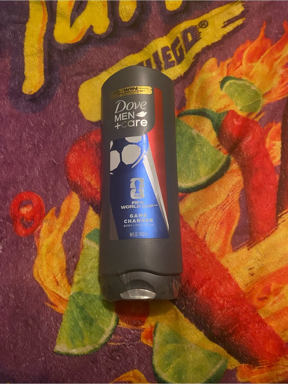 Dove Men+Care Game Changer Body & Face Wash - Black/Blue